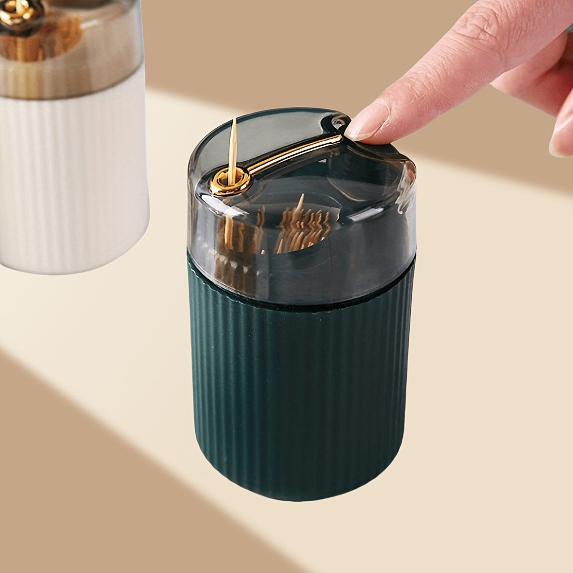 G'alla paxtasidan tayyorlangan tish tozalagich dispenseri - Foydalanish uchun oddiy, zamonaviy, mustahkam, gigienik, oziq-ovqat bilan aloqa uchun xavfsiz va har qanday oshxona dekoriga ajoyib qo'shimcha.