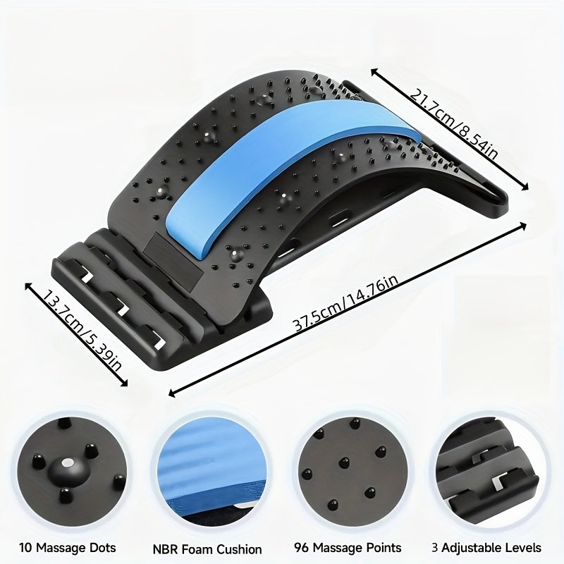 Back Massager for Muscle Tension Relief and Back Pain at Home and Office