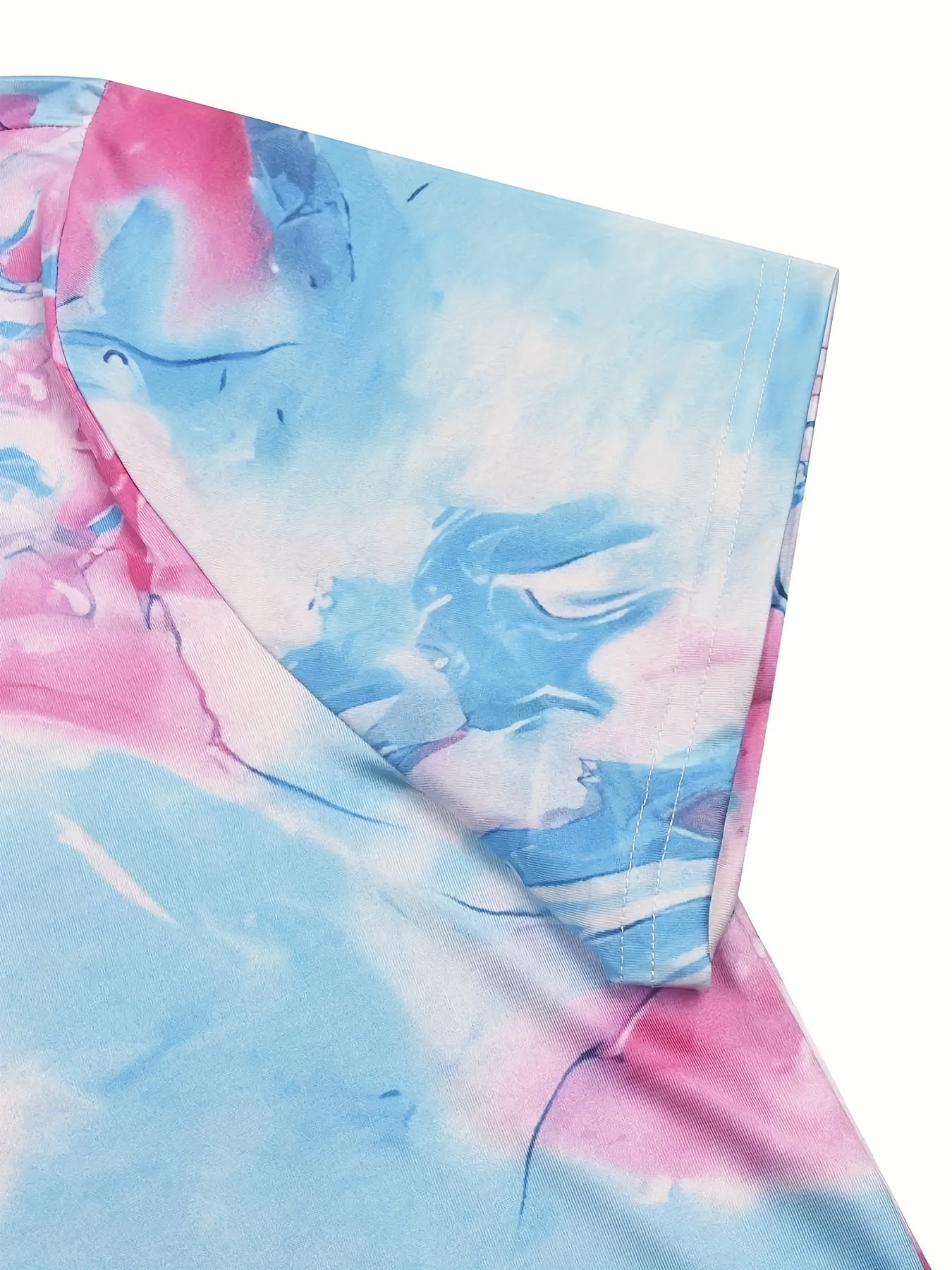 Women's Plus Size Loungewear Set Abstract Print Short Sleeve Top & Shorts