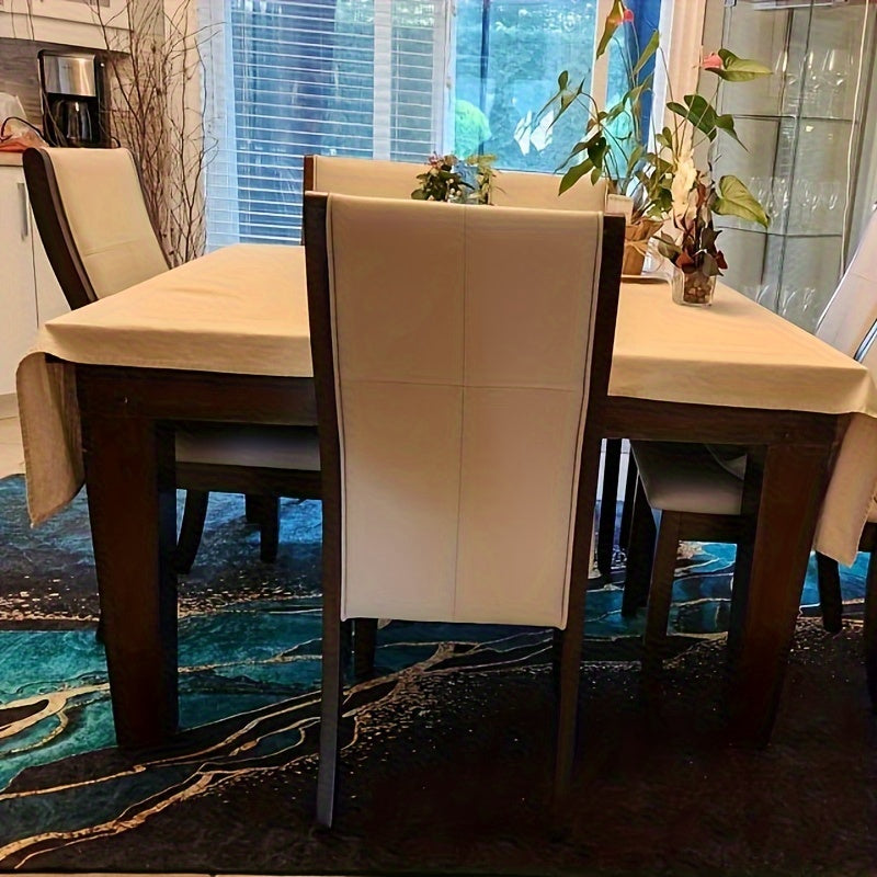 Green Abstract Area Rug Non-Slip Stain Resistant Machine Washable Polyester Floor Mat for Living Room Kitchen