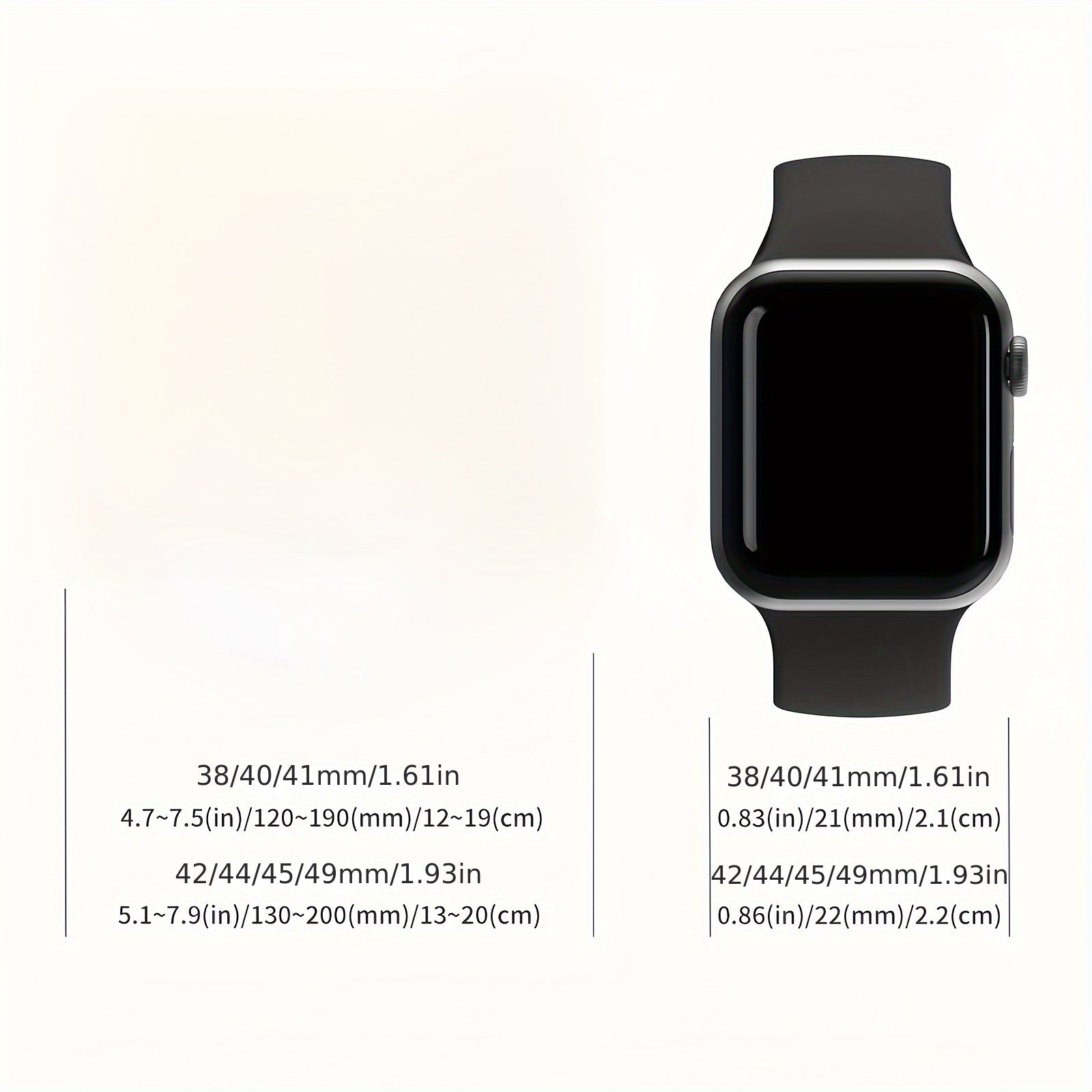 Correa de silicona resistente al agua para reloj deportivo compatible con Apple Watch Series 1-10 SE Ultra Ultra 2, correa ajustable para hombres y mujeres