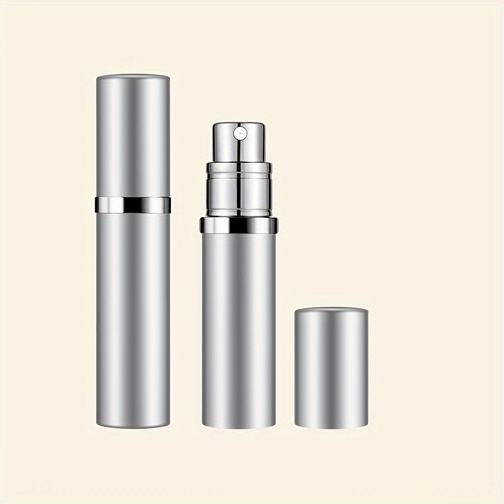 5ml Aluminum Alloy Travel Perfume Bottle with Nano Mist Nozzle and Two Conversion Heads