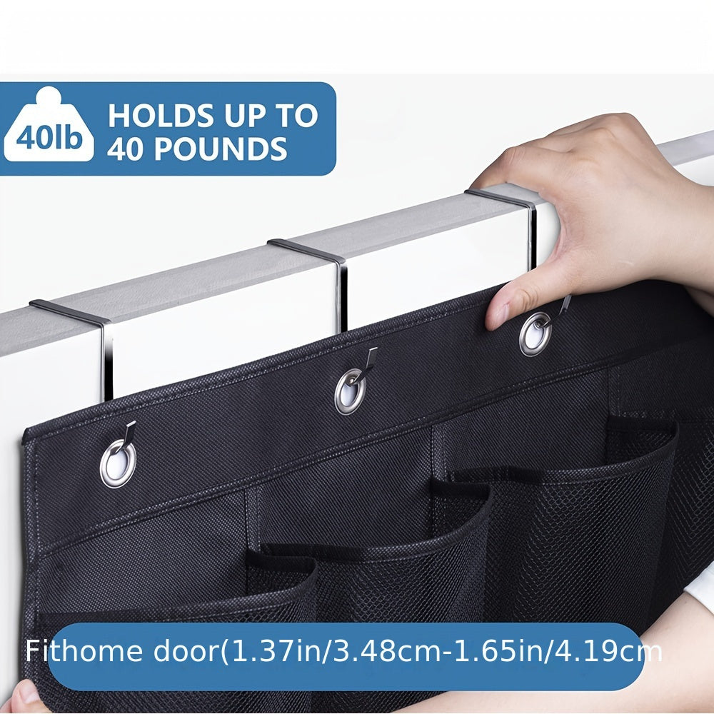 Organizador de zapatos para colgar en la puerta con 35 bolsillos y ganchos de metal para almacenamiento en armario