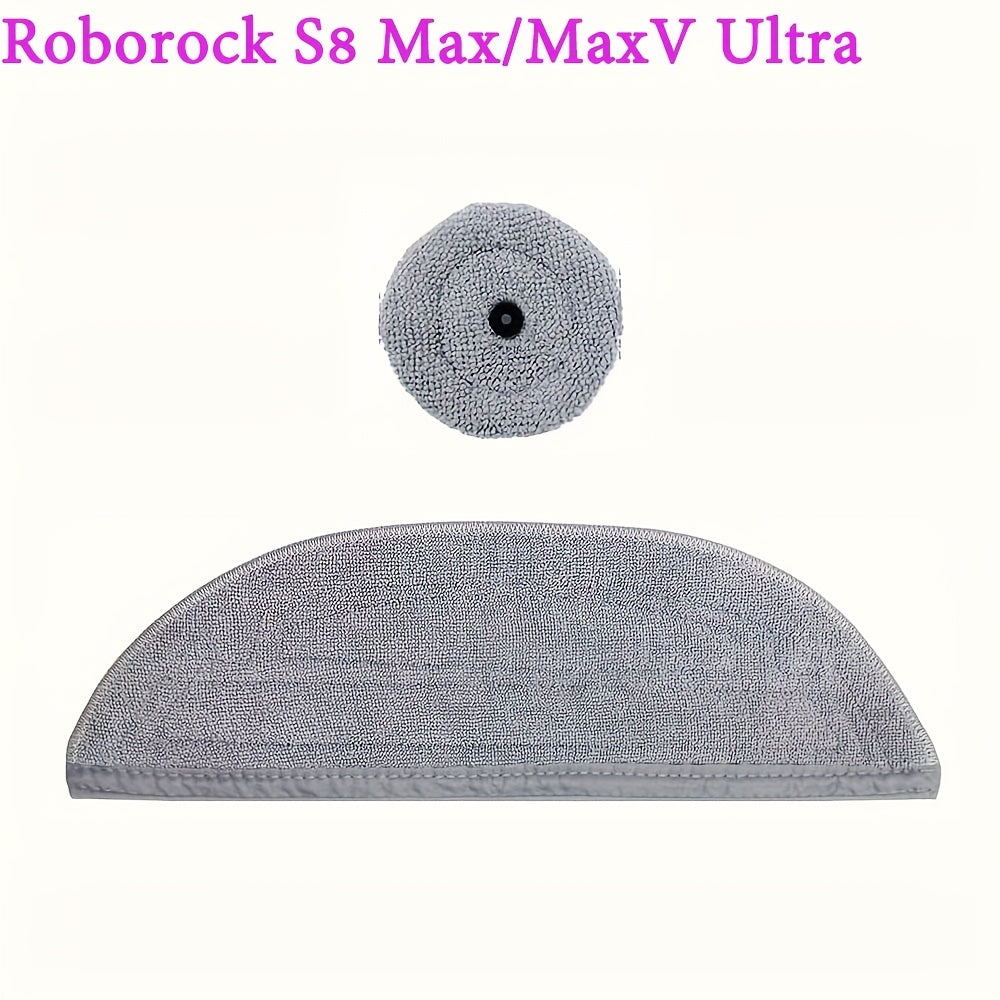 Roborock S8 Max/MaxV Ultra aksessuar to'plami o'z-o'zini tozalovchi cho'tka, 4 ta mini mop, HEPA filtri, yon cho'tka va vakuum sumkasini o'z ichiga oladi.