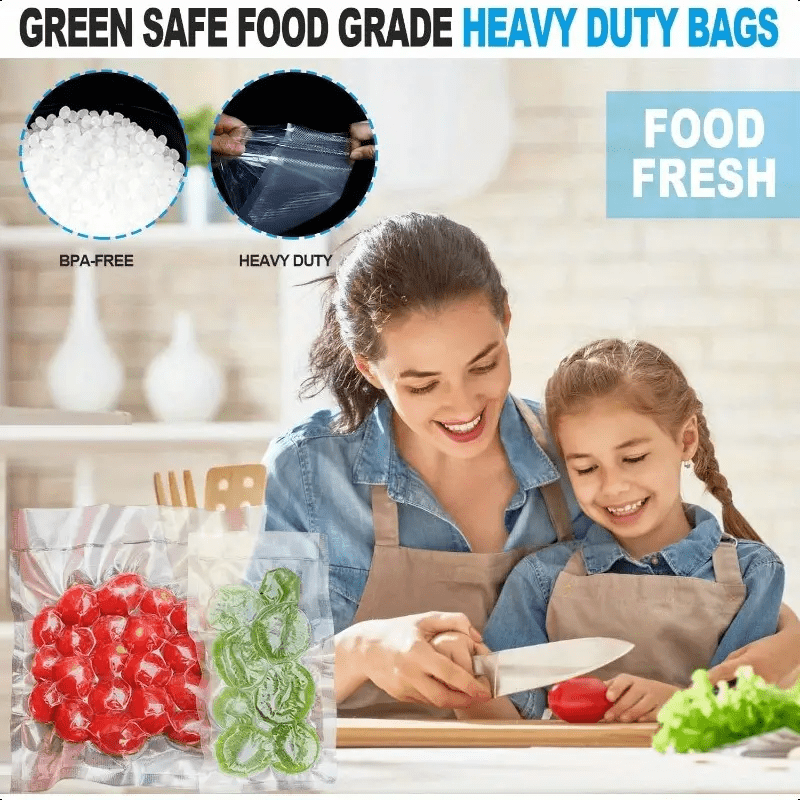 2 размера пакетов для хранения продуктов для домашнего использования