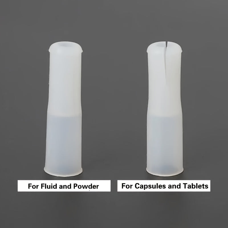 Pet Medicine Feeder for Cats Dual Purpose Soft Tip Pill Shooter Plastic