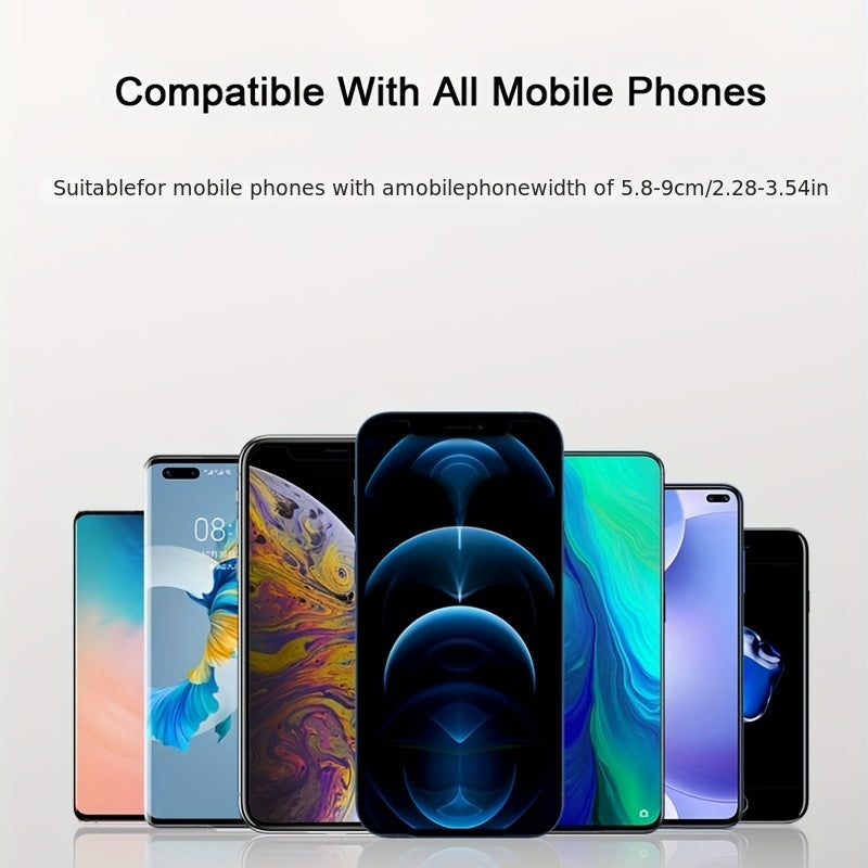 Adjustable Car Phone Holder Dashboard Mount Rotatable Clamp Durable ABS