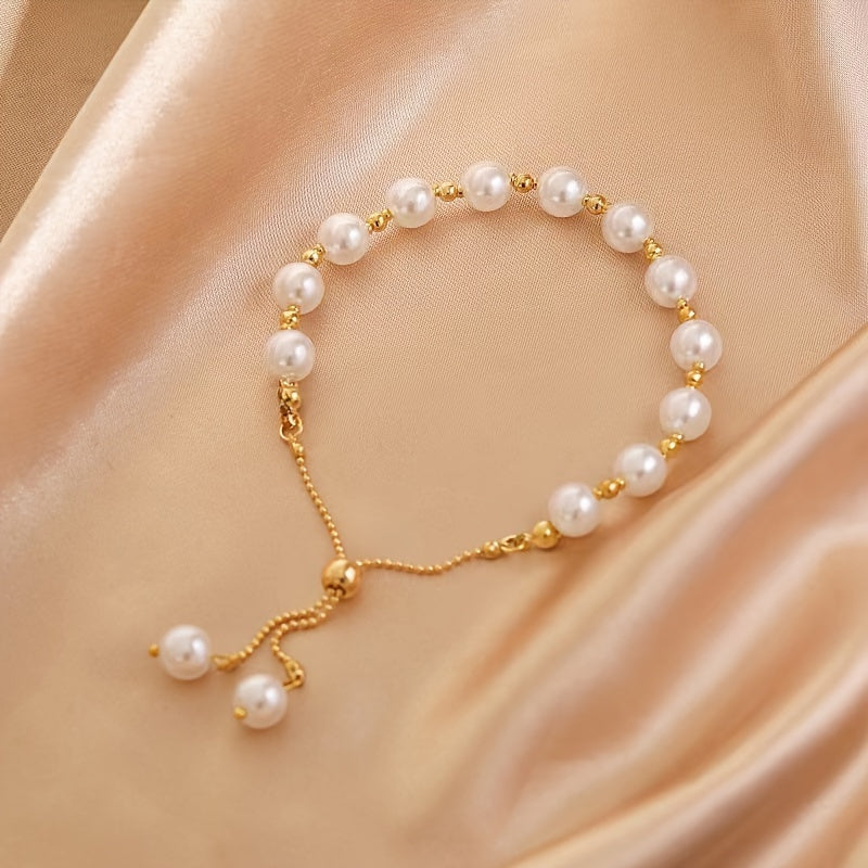 Women's Pearl Bracelet Imitation Pearl Vintage Style Daily Wear Gift