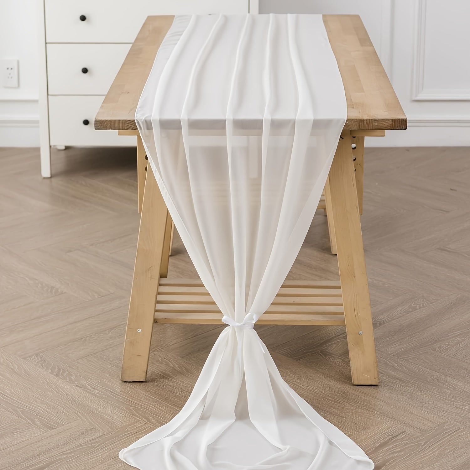 Chiffon Table Runner for Weddings Parties Banquets and Gifts