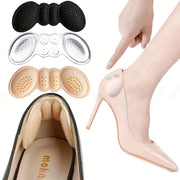 Women Clear Heel Pad Protectors 3 Pairs Adhesive Scuff Guards