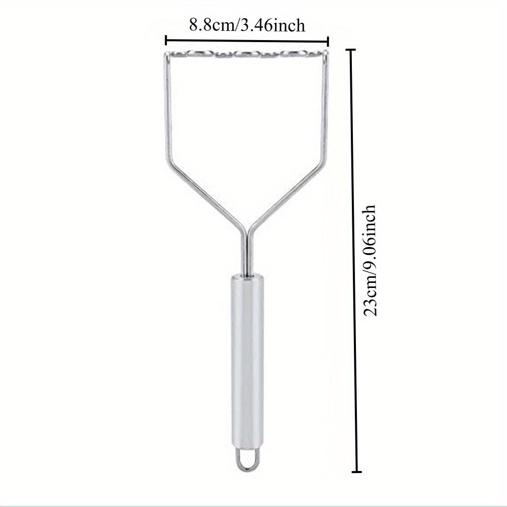 Stainless Steel Potato Masher Kitchen Utensil Durable Hand Tool