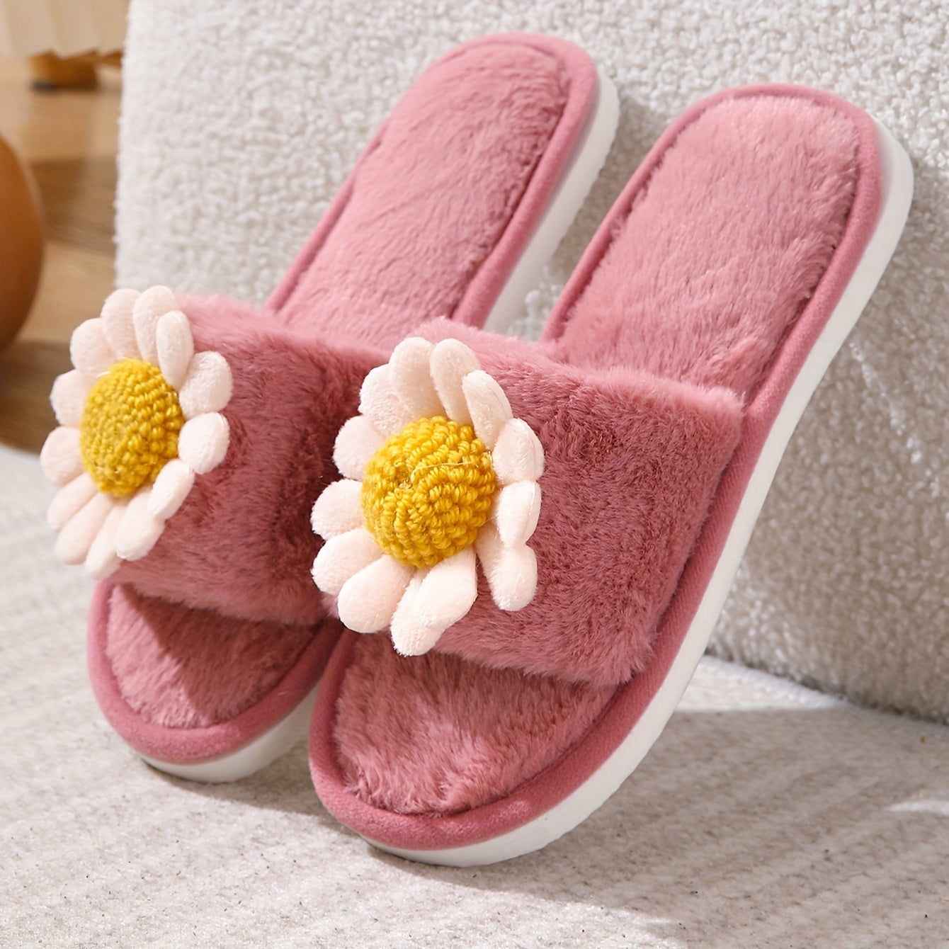 Ayollar uchun oson kiyinadigan mato shippaklar EVA taglik bilan ichki va tashqi uy poyabzali