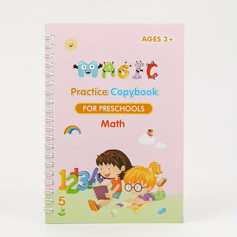 Children's Handwriting Practice Books Set of Four for Kids Age 3 Plus