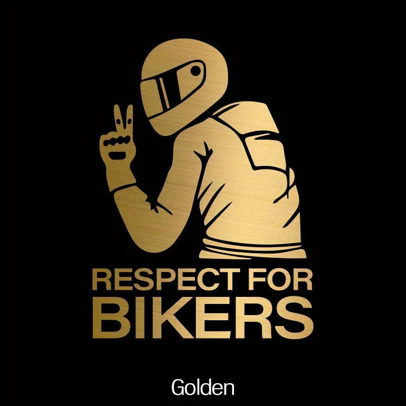 Mototsikl haydovchisi uchun reflektiv vinil yozuvlar, oynalar, bumpers va motorlar uchun