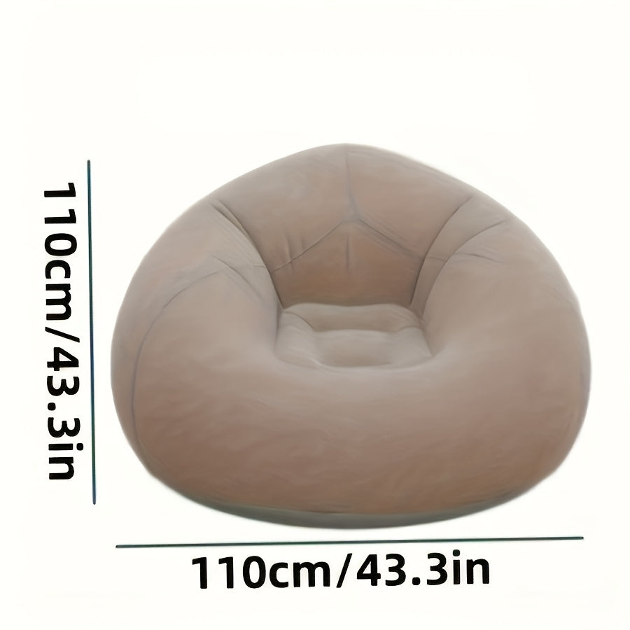 Многоцелевой надувной диван-мешок из ПВХ, легко складывается и моется вручную, идеально подходит для использования в помещении и на открытом воздухе. Отлично подходит для вечеринок, кемпинга, кинопоказов и игровых комнат.