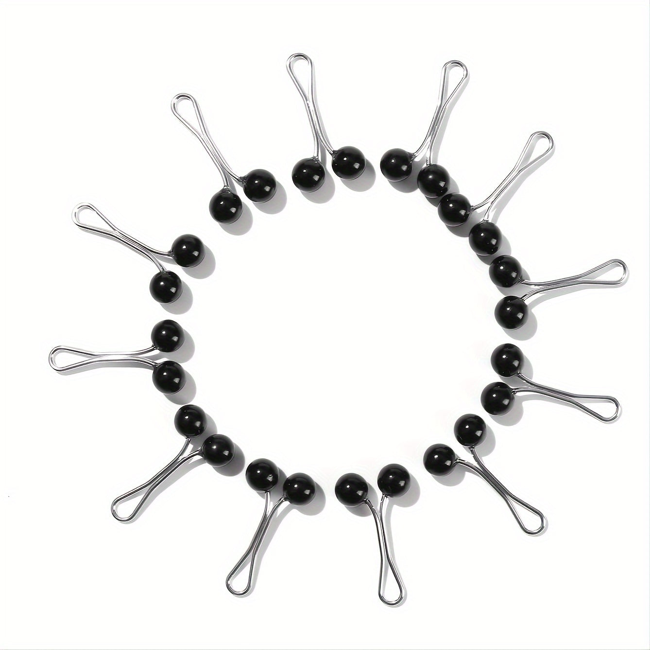 12 oʻrta sharq boshbogʻli kliplar va faux marjon broshlar, sharf va shalvlar uchun