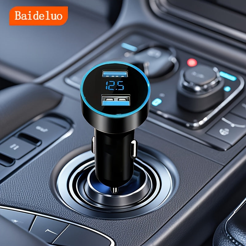 Car Charger Dual USB Ports PD QC3.0 Fast Charging for Car Phone Adapter