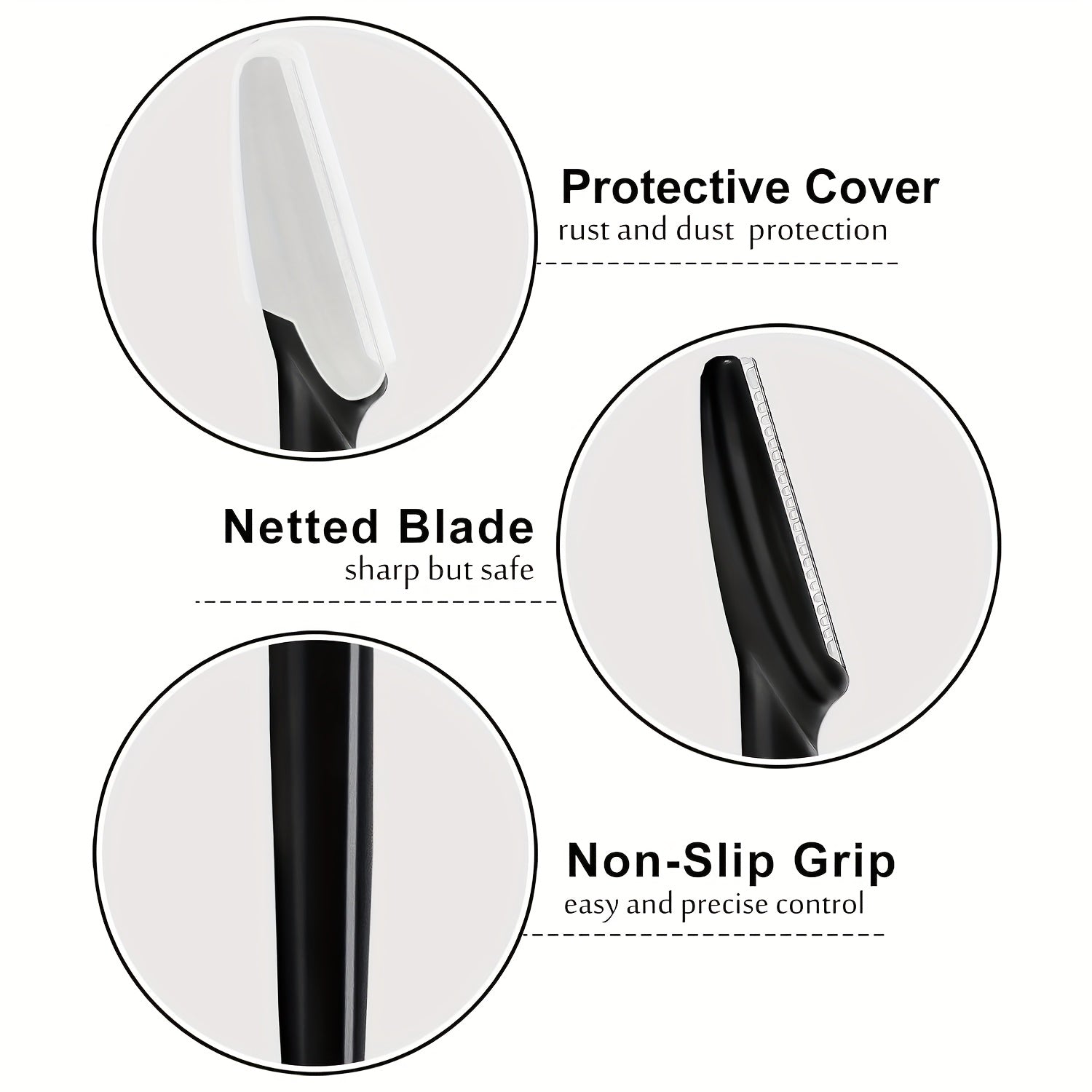 Unisex aniqlikdagi qoshlar uchun raso va sochlarni olib tashlash uchun kesish asbobi 20 dona Bej