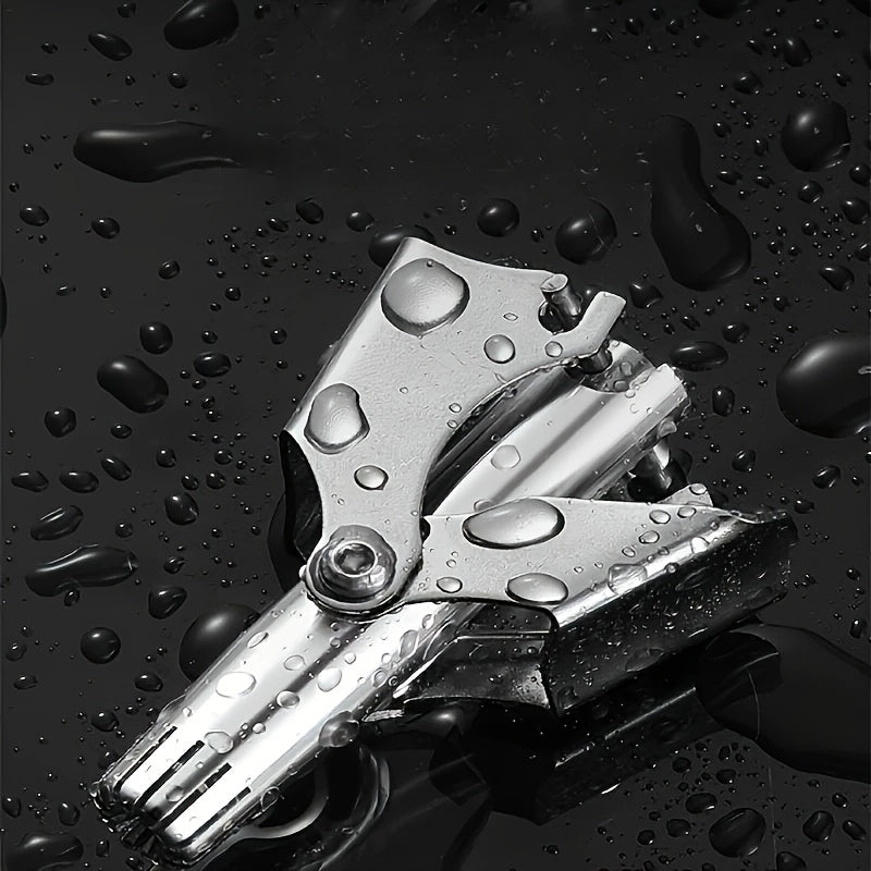 Recortador de vello nasal manual de acero inoxidable para uso personal