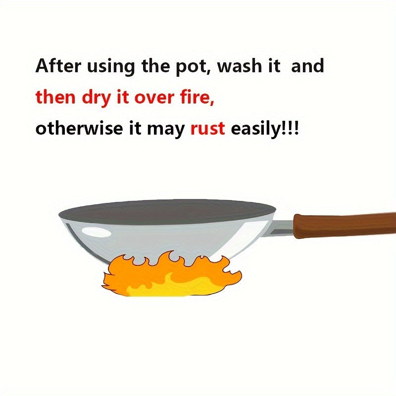 Cast Iron Skillet 21.84cm Non-Stick Oven Safe Dual Handle Cookware