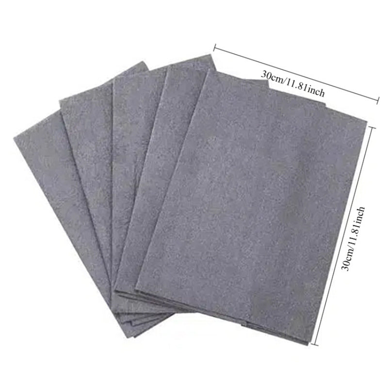 Microfiber Cleaning Cloth for Glass Mirrors and Kitchen Surfaces Reusable Ultra-Absorbent