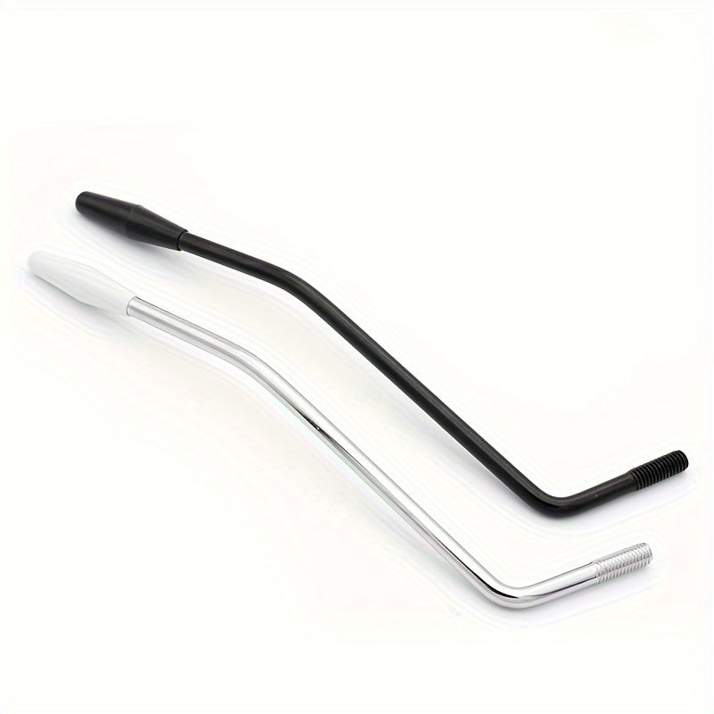 6mm Screw-In Electric Guitar Tremolo Arm for Single Bridge Black Silvery Grey