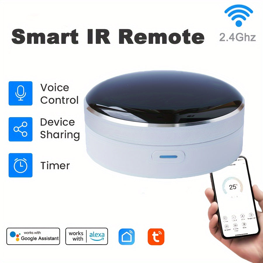 WiFi IR Remote Control Hub Voice App Control Compatible with Alexa Google Assistant USB Powered
