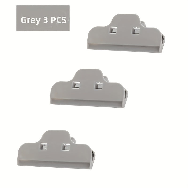 Набор из 6 зажимов для пакетов с едой, сохраняет закуски свежими и защищает от влаги, идеально подходит для запечатывания пакетов с закусками и продуктами, организуйте и храните на кухне, необходимые кухонные аксессуары и гаджеты.