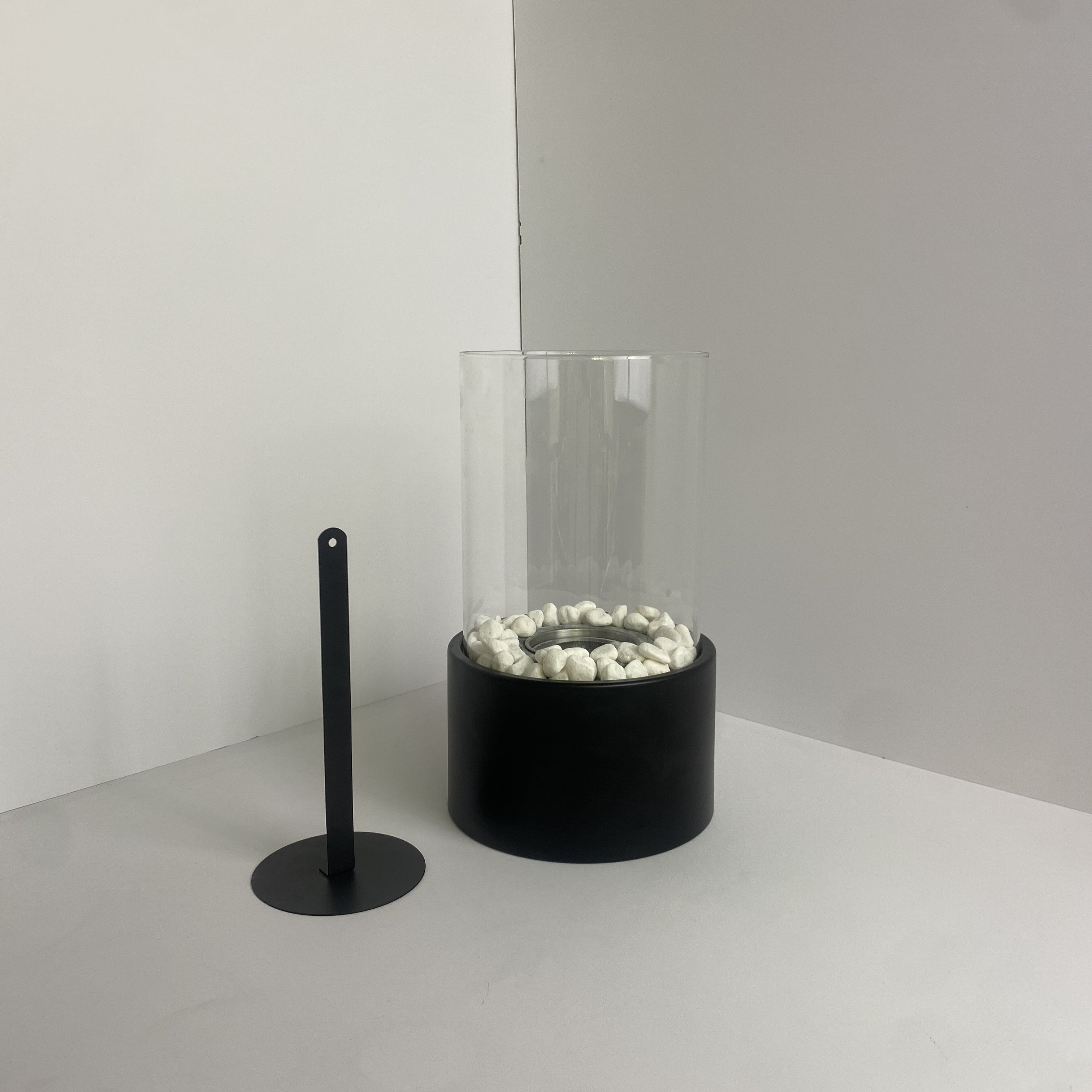 Portable Stainless Steel Metal Tabletop Fireplace Indoor Outdoor Vent-Free Heating Stove