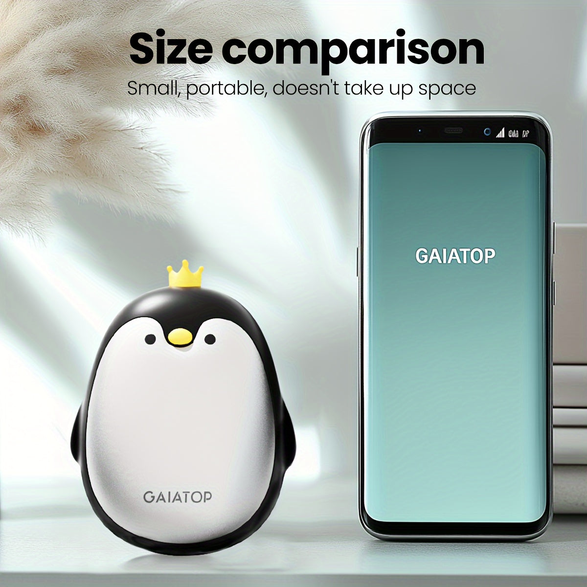 2-to'plam USB qayta to'ldiriladigan qo'l issitgichlari, kompakt portativ, uzoq davom etadigan issiqlik