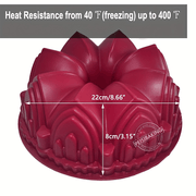 Silicone Castle Crown Cake Mold for Baking Large Cakes and Desserts