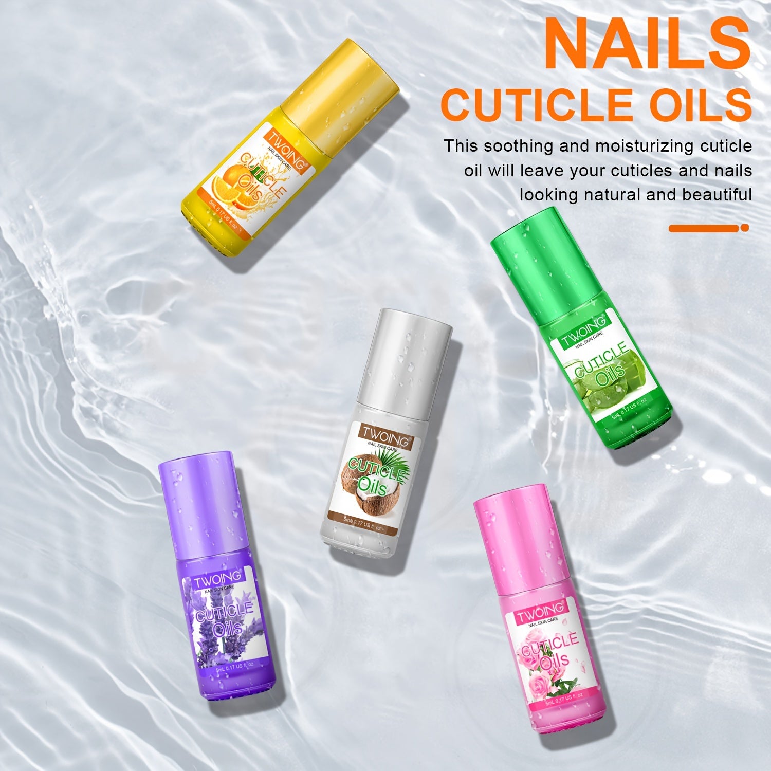Women's 5ml Rose Cuticle Oil for Nail Care and Repair