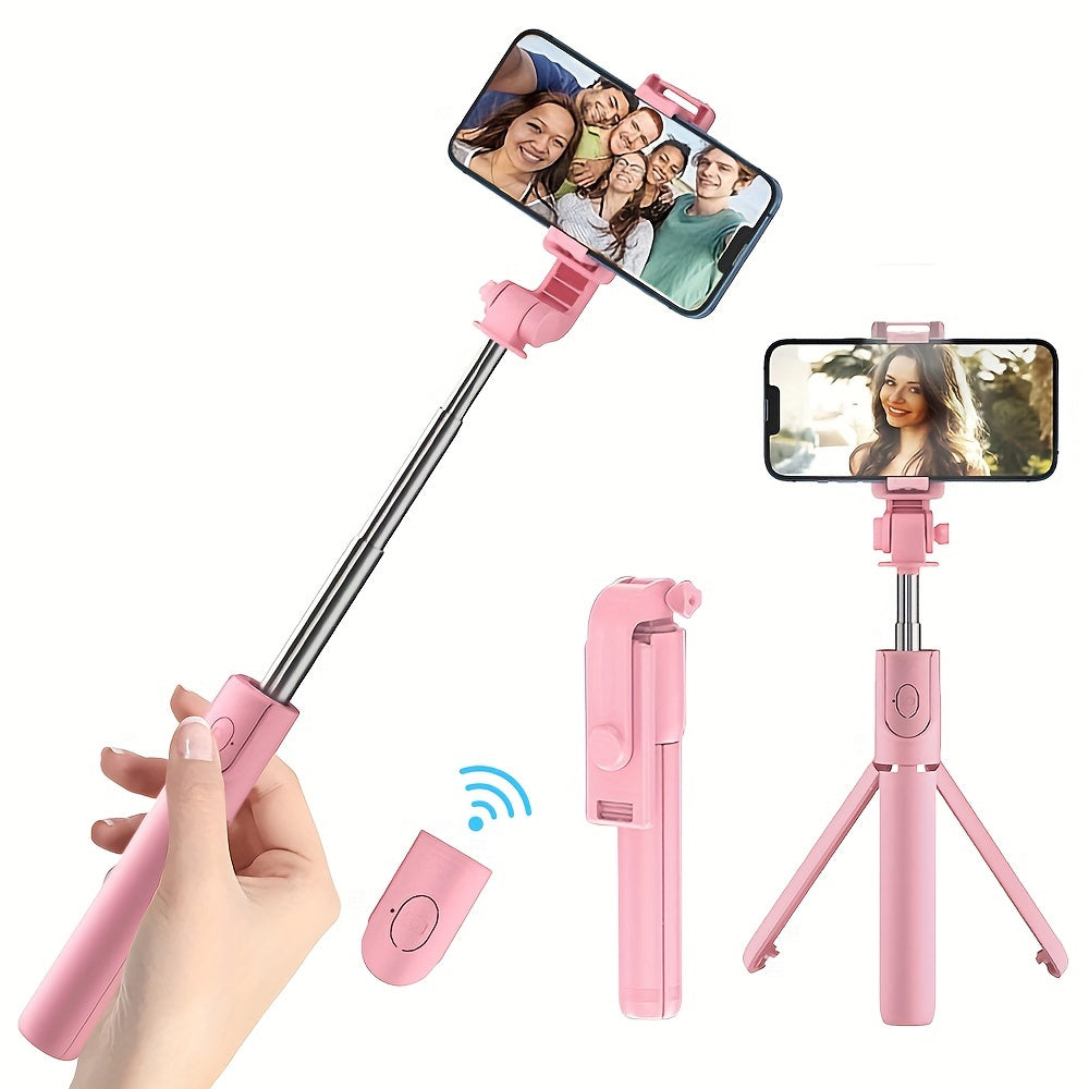 Wireless Selfie Stick Tripod with Remote Control for Smartphones