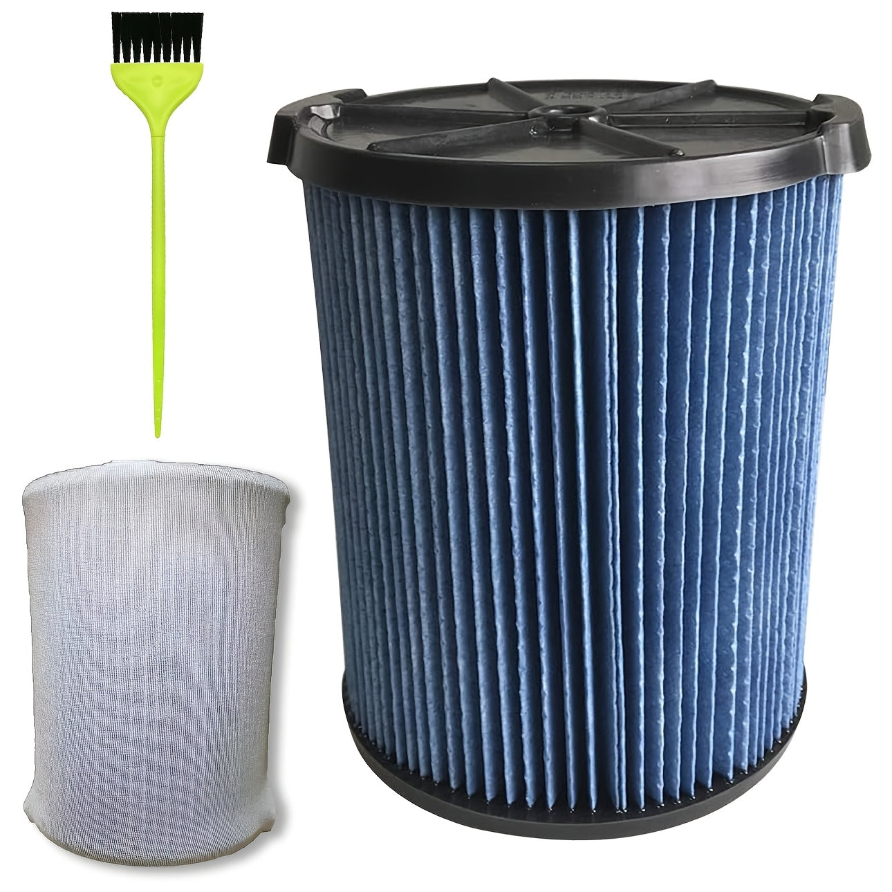 5-75 litrli do'kon vakumlari uchun nozik chang nam va quruq vakuum filtri kartridji