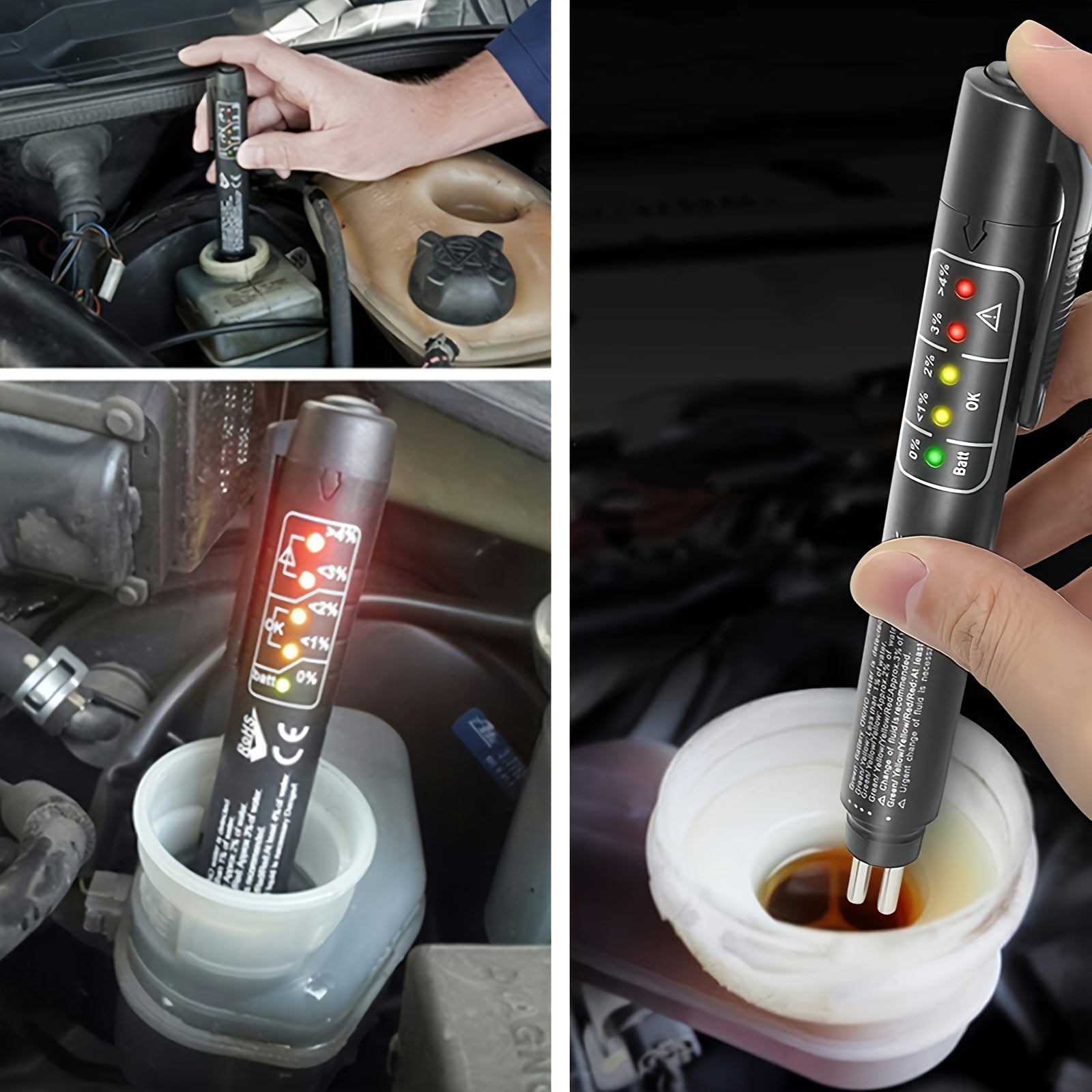 Автомобильный диагностический карандаш для тормозной жидкости без батареи