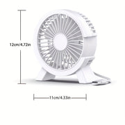 Mini USB Desktop Fan Portable Table Fan for Home and Office Cooling