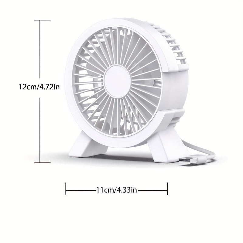 Mini USB Desktop Fan Portable Table Fan for Home and Office Cooling