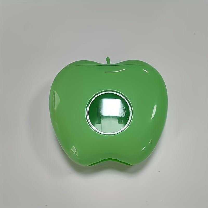 Plastic Apple-Shaped Food Cover Bag Holder Kitchen Organizer Space-Saving Storage