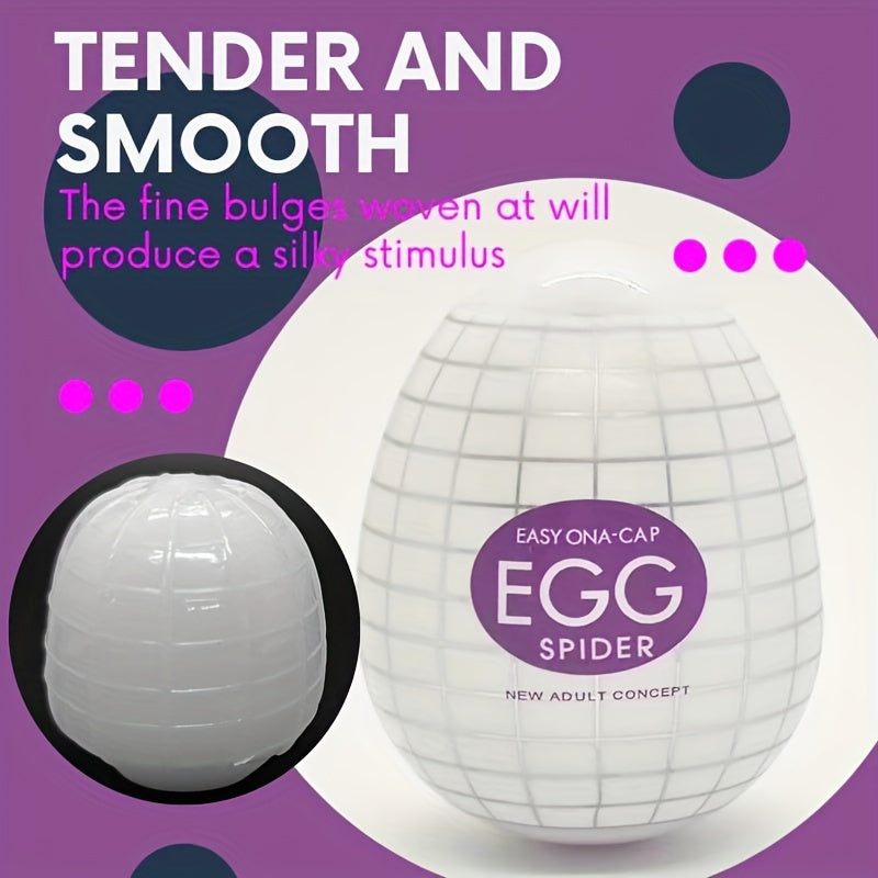 Men's TPE Soft Rubber Training Egg Sleeve Whimsical Designs for Pet Training