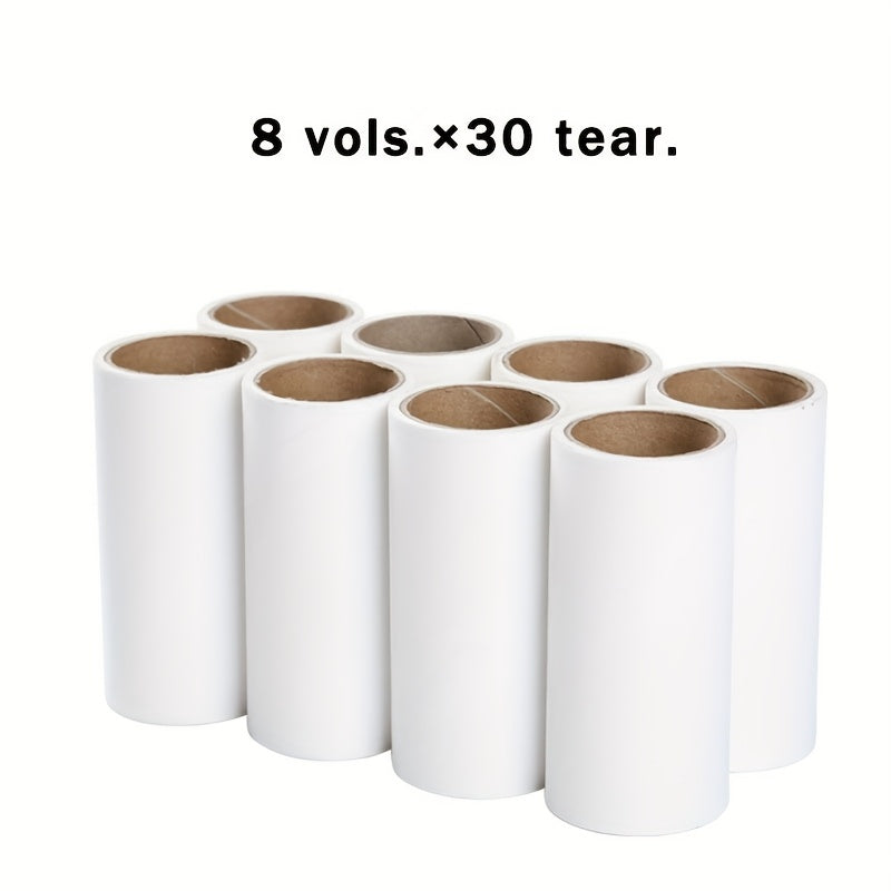 Portable Pet Hair Remover Brush for Clothes and Dust with Tear Sheet and Travel Size