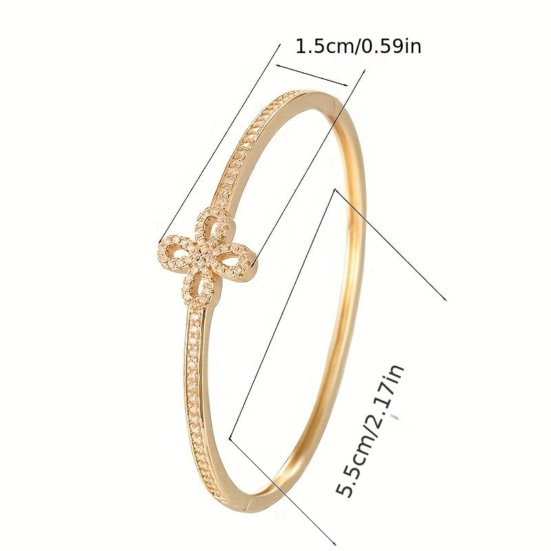 Women's Bracelet with Fireworks Design and Synthetic Zirconia