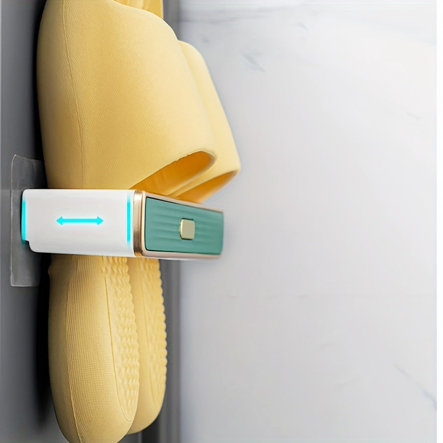 Wall-Mounted Slipper Rack Shelf Waterproof Moisture-Proof for Towels and Storage