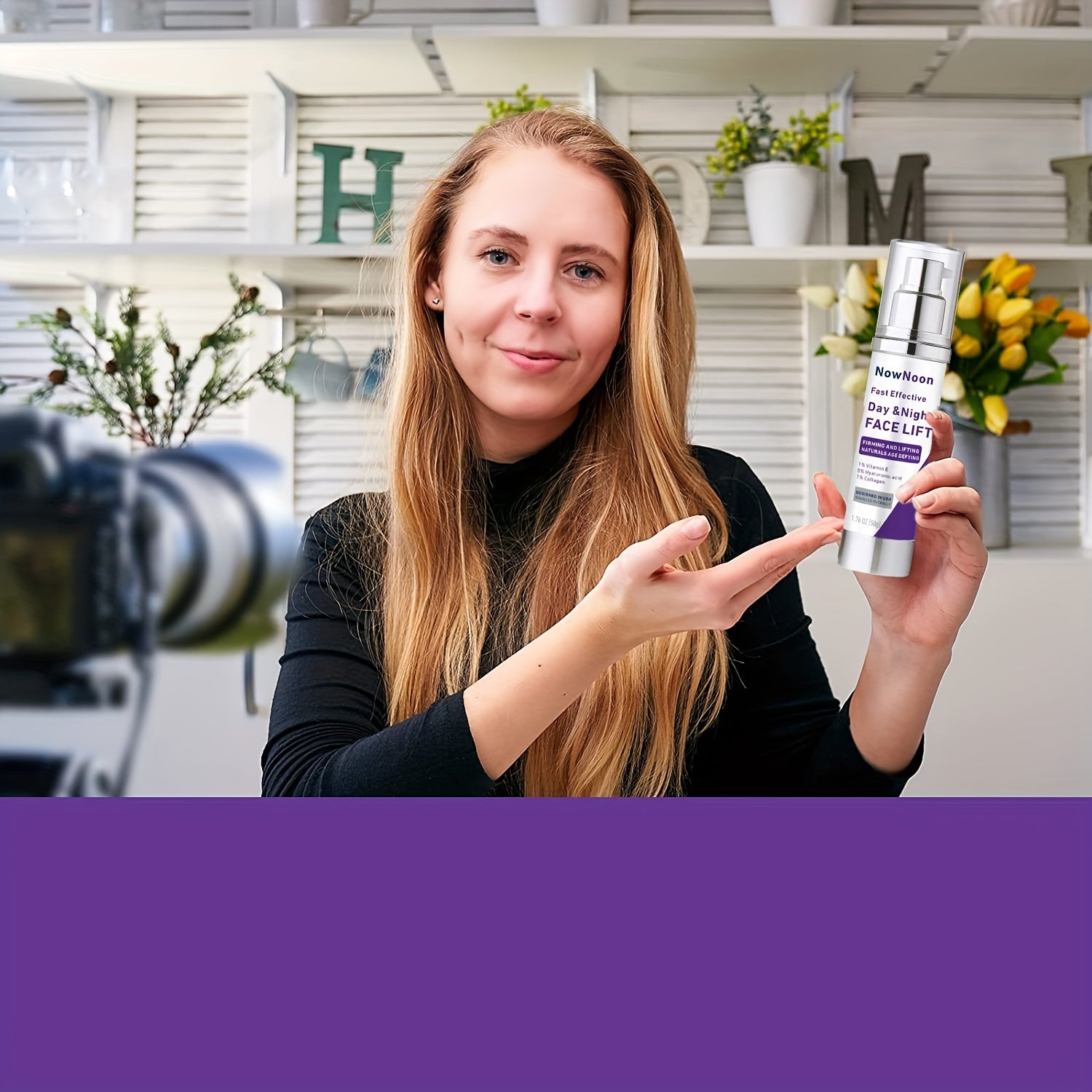 Унисекс крем для лица для взрослых с эффектом лифтинга, гиалуроновая кислота, ретинол, компактный, 1.76 Oz