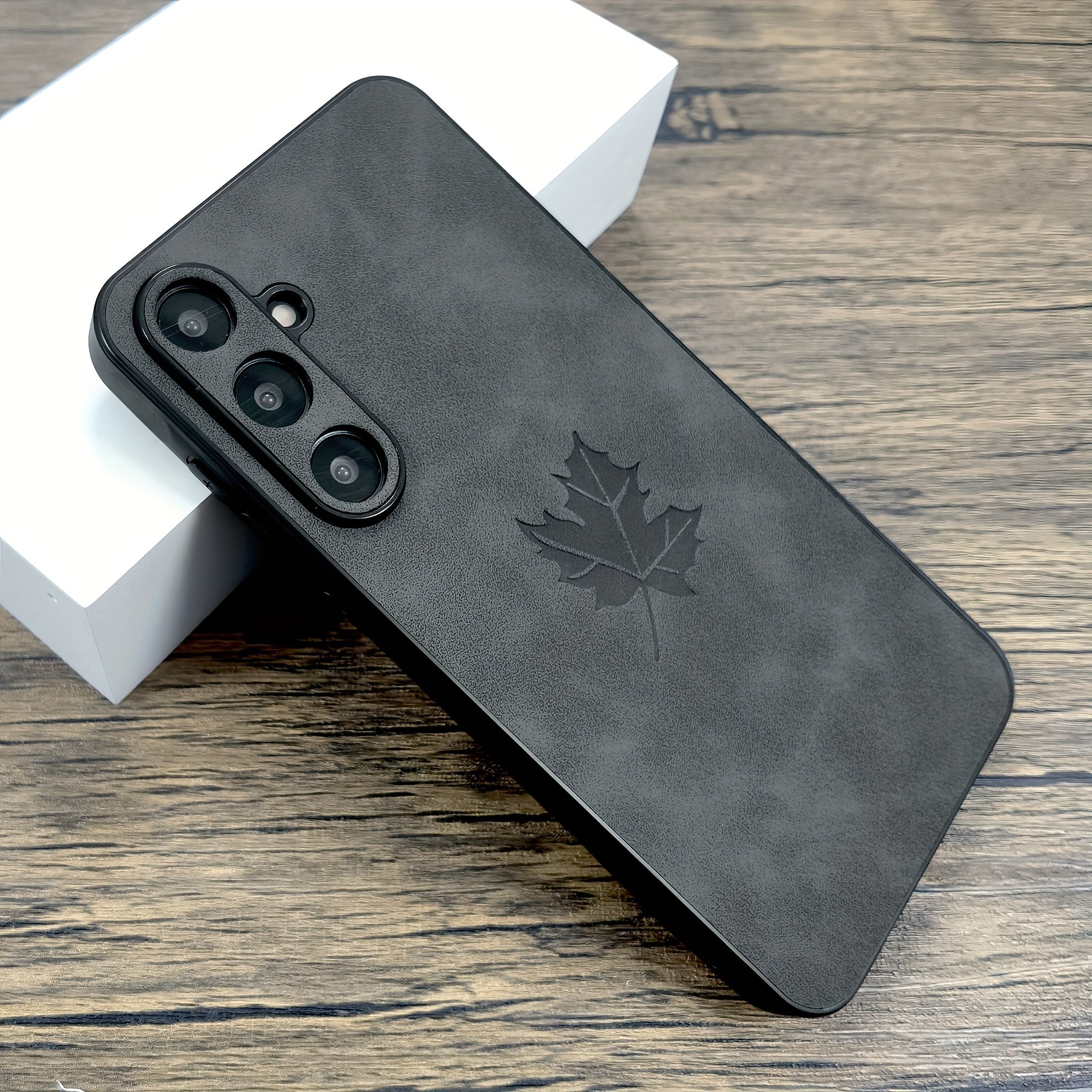 Faux Leather Phone Case for Samsung Galaxy A52 A53 A54 A55 Retro Bumper Cover