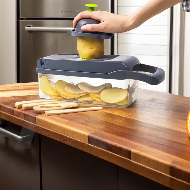 Turli sabzavotlar uchun ko'p funksiyali sabzavot maydalagich - oshxona uchun zarur asbob.