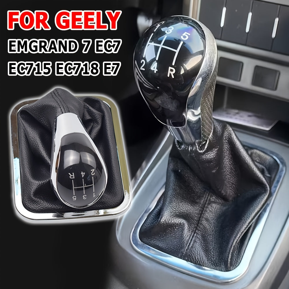 Manual Transmission Gear Shift Knob for Car with ABS Material Fit for Geely EC7