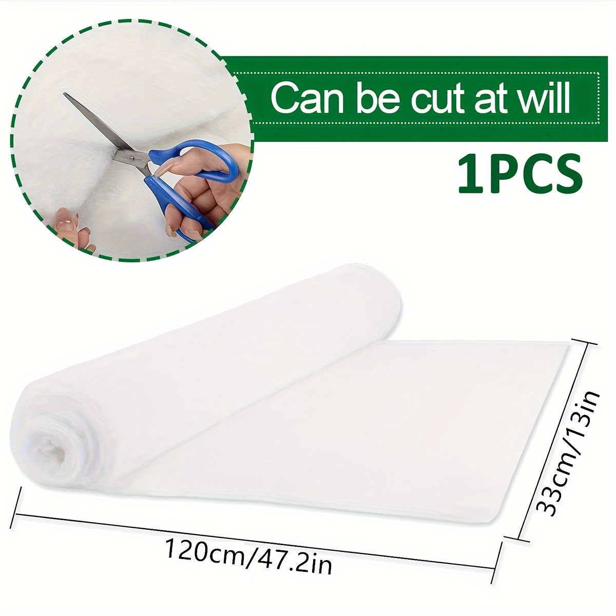 Fake Snow Blanket for Christmas Decor and Winter Parties