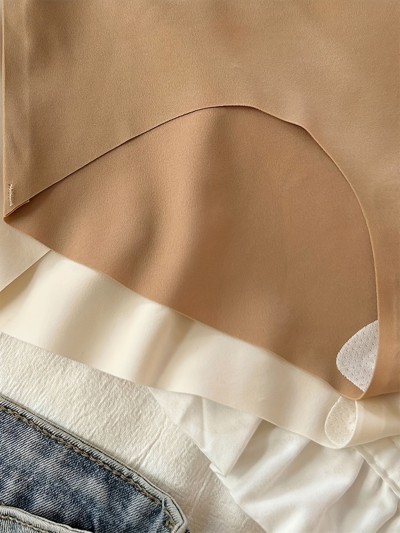 6-Pack Seamless Solid Color Panties for Women Mid Rise Briefs Knit Fabric