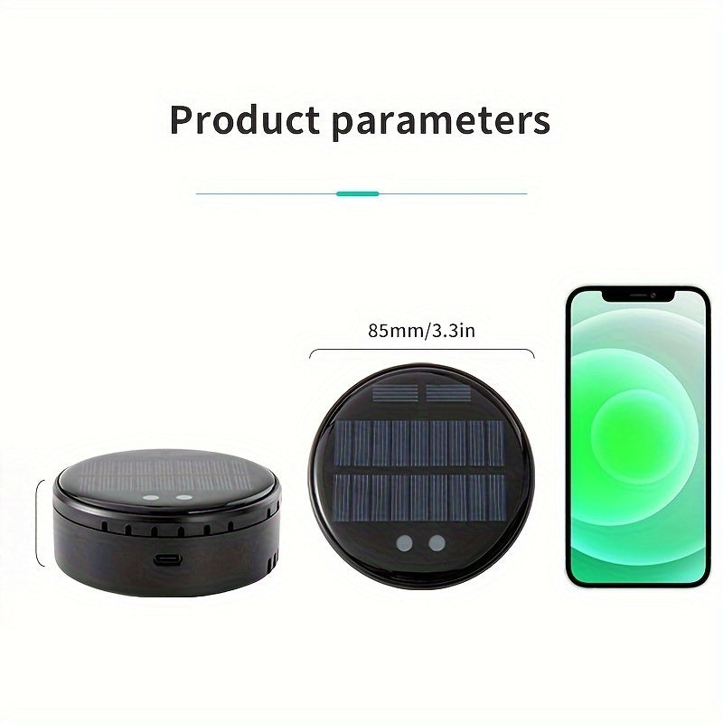 Purificador de aire para coche USB portátil, eliminador de olores, removedor de polvo, silencioso, refrescante