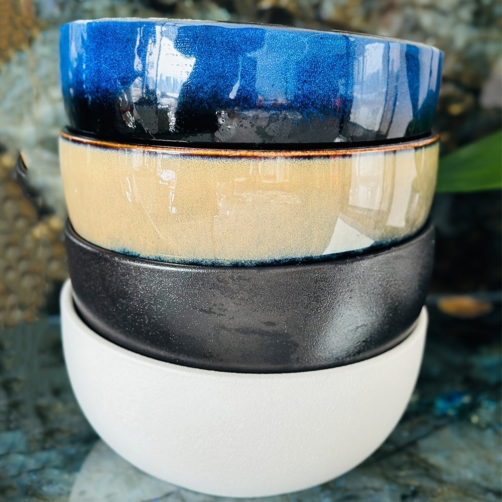 Large Ceramic Bowl for Soup Salad Ramen Kitchen Tableware Durable